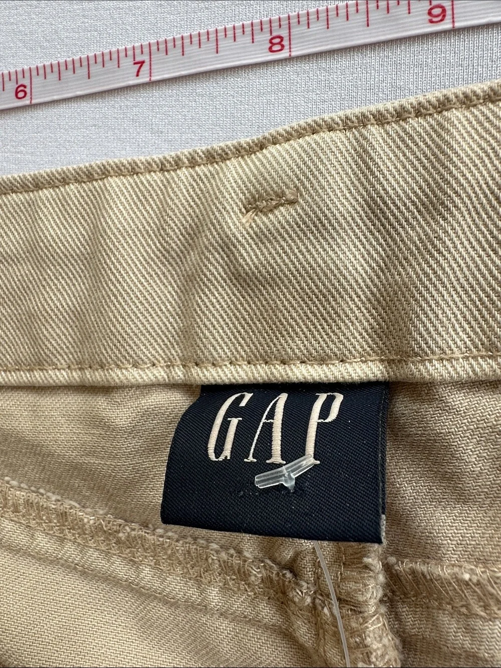 GAP Women’s Casual “Loose Khaki”Beige Cotton Chino Pants Size 12